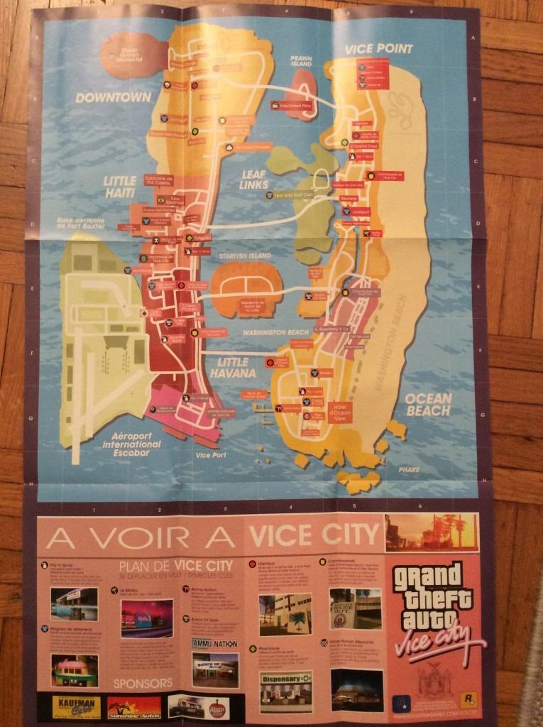 Carte de GTA Vice City